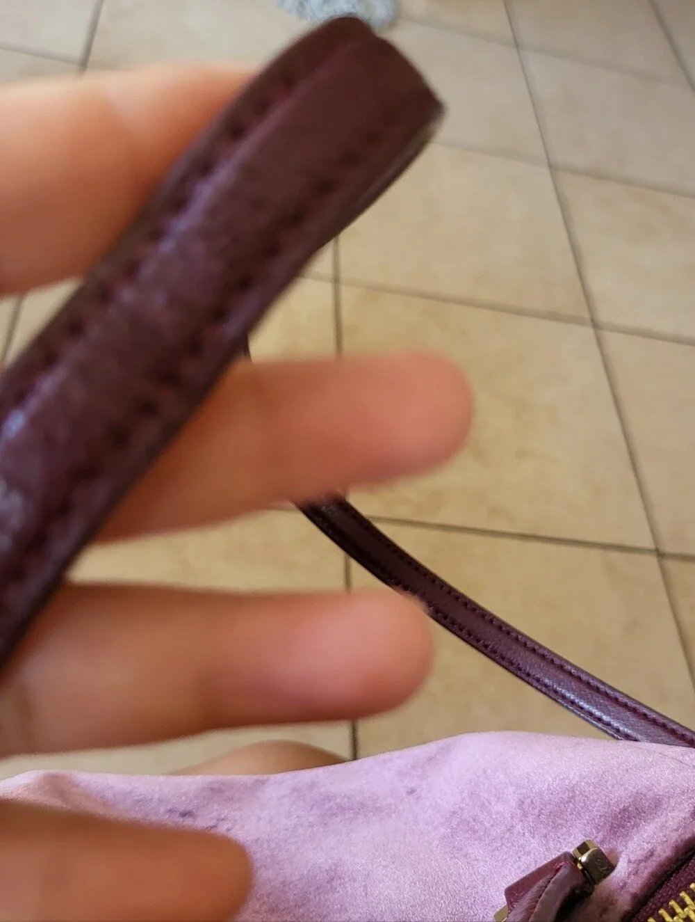 Kate Spade Velevet Purple Crossbody